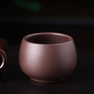 Han and tang yixing purple clay tea cups handmade tea cups raw mineral kung fu tea set single cup master cup tea cup tea cup purple clay handmade purple clay cup 90ml
