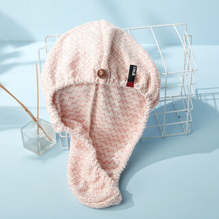 Jie liya (grace) towel home textile soft strong water absorbent hair drying cap 65*25 baotou quick dry hair towel princess pink