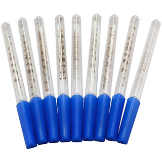 Mushide veterinary mercury thermometer, standard mercury glass thermometer for pigs, 10 pieces/box, shipped after disinfection, 100 pieces/large box