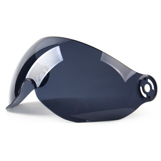 Yema electric vehicle helmet universal wind and sun protection long lens short lens 351s/359s/360s/367 (black tea short lens)