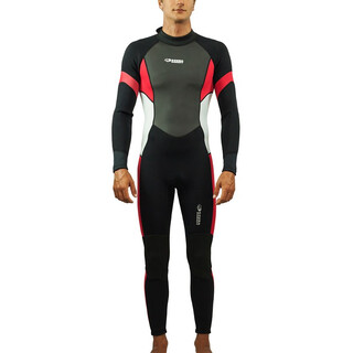 Hisea3mm men's cold-proof clothing, warm clothing, wetsuit, semi-dry jumpsuit, surfing suit, snorkeling suit, swimming suit, jellyfish suit 018 s