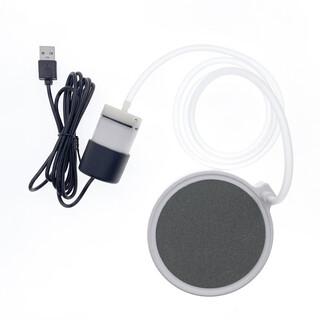 Chaoming (chaoming) liu buding usb fish tank fish farming ultra-quiet household oxygen pump small portable outdoor fishing oxygen pump can be connected to the powerful enhanced version-10cm nano air disc 2w