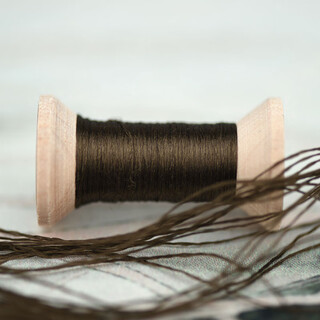 Other embroidery craftsmen embroidery thread handmade su embroidery embroidery mulberry silk thread wrapped silk handmade embroidery spool green brown no. 6