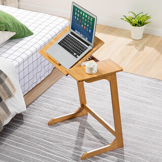 Trojan computer desk folding desk office computer desk home desktop writing desk bedroom bed student study desk reversible design classic style - original color
