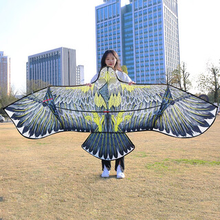 活音老鹰风筝成人儿童潍坊风筝超大型微风易飞风筝线轮户外亲子男女孩 1.8米老鹰风筝+300米线轮