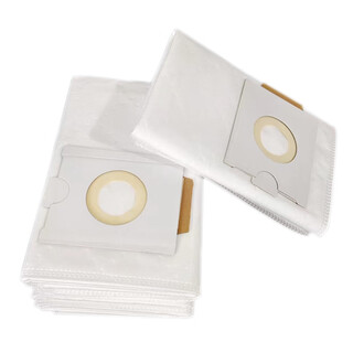 Damei lightspeed 5 pack suitable for younai dust bag, vacuum cleaner grinder dust bucket accessories storage dust bag, white