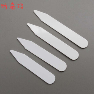 Techima hemdkragensteg, eckstück, hemdkragensteg, kragenspitzensteg, hemdeinsatz, kunststoffzwickel, stück 100 stück, 1 6 cm, 100 stück