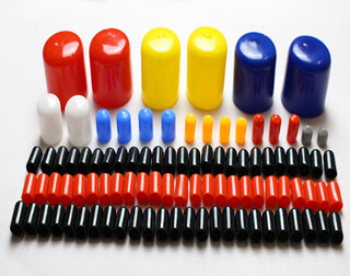 Fein rubber cap, rubber sheath, cylinder cap, rubber plug, sealing cap, plugging cap, thread protection sleeve, threaded cap 2.0mm (100 pieces/piece)