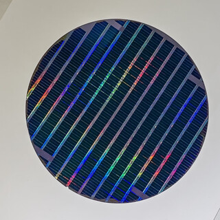 Crystal cpu wafer wafer photolithography integrated circuit chip semiconductor silicon wafer teaching science test eight inches 04 free acrylic bracket