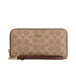 90% new coach brand direct supply women's clutch wallet cw778imxhe brown