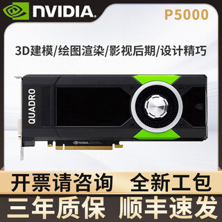 英伟达全新P5000丽台P6000专业显卡16G渲染RTX5000 RTX6000 RTX8000渲染 P5000【工业包装】 16GB