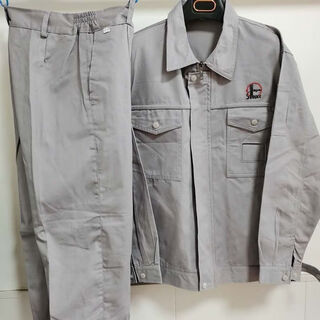 Xibai petrochemical work clothes autumn and winter welder suit men's and women's jacket suit tops pants construction site factory labor insurance gray autumn and winter 175/96a