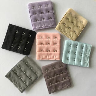 Luochen three-pack underwear with extended buttons to save inappropriate underwear, underwear with extended buttons, bra with extended buttons, three rows and four buttons, pink three-row buttons (width 5.), one size fits all