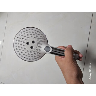 Hansgrohe raindance 120 raindance hand shower shower head air injection square head raindance round head white/chrome double