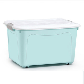 Chenzhi shangpin plastic storage box extra large toy storage box extra large capacity dormitory quilt clothes storage box wholesale blue 37*27*21cm (30# wheelless 15#)