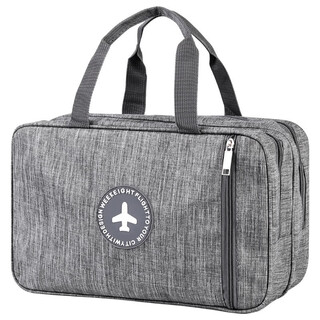 Weekeight portable swimming bag dry and wet separation sports waterproof bag swimsuit storage bag men's and women's fitness bag large capacity toiletry bag light gray