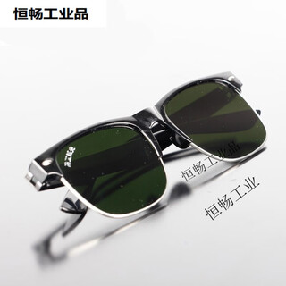 Welding glasses, secondary welding eye protection, special anti-eye protection, anti-glare, anti-arc face protection for welders, g01 dark green package, glasses case, glasses