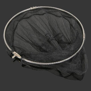 Double line folding stainless steel net head, fishing net head, folding fish net bag, fishing gear net, fishing net accessories