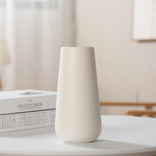 Jubei ceramic vase floral decorative ornaments japanese light luxurious and high-grade flower arrangements and water porcelain living room decorations simu white small vase (about 20cm in height) size reference details
