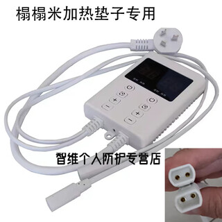 Customized dual-control remote-controlled electric heating board thermostat with adjustable temperature electric heating film electric heating intelligent electric heating switch static tatami mat double-pin plug type