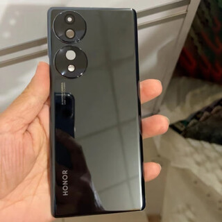 Suitable for honor 7070pro70pro+ original mobile phone back cover original glass back screen battery case tempered honor 70 bright black original back cover with mirror back cover