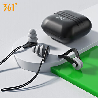 361 swimming earplugs waterproof professional nose clip for adults bathing ears anti-water ingress artifact diving nose clip set black