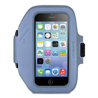Belkin (belkin) belkin sport-fit plus armband for iphone 5 / 5s / 5c / se (light blue)