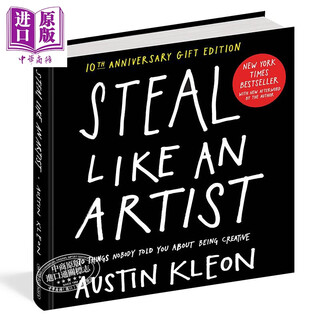 Stealing skills from masters gift box edition 10 creative secrets you must know original english steal like an artist austin kleon recommended by nichkhun same style as gong jun