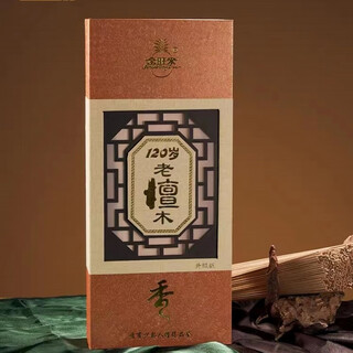 Jinwanglai jinwanglai 120-year-old sandalwood incense bamboo stick incense sandalwood incense buddha incense incense bed incense household indoor incense 21 cm incense