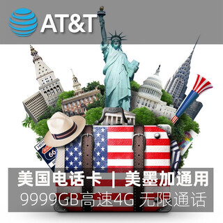 Canadian calling card north america universal att high-speed 4g traffic unlimited internet access unlimited calls mobile phone card travel 1-day north american high-speed traffic card issued by default ip