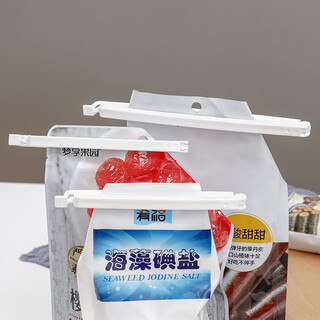 Inomata japan imported sealing clip sealing clip food bag moisture-proof clip dried fruit snack bag sealing machine mini sealer small size 4 pieces + large size 4 pieces