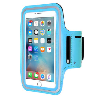 Felker running mobile phone arm bag unisex outdoor sports cycling travel armband bag wrist bag suitable for apple android samsung xiaomi huawei mobile phone large-armband-light blue