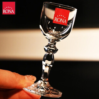 Rona czech rona imported crystal glass red wine and white wine dispenser spirits cup white wine 3-dollar cup one-cup set tall white wine glass 30ml/single 6-dollar cup