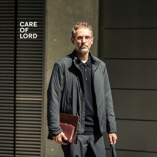 Care of lord navigator series gold label primaloft men's spring autumn and winter stand collar lightweight cotton jacket 8652 classic black m