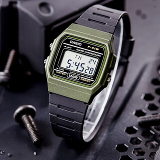 Casio watch fashionable simple retro small square trendy sports versatile electronic watch student watch examination watch f-91wm-3a