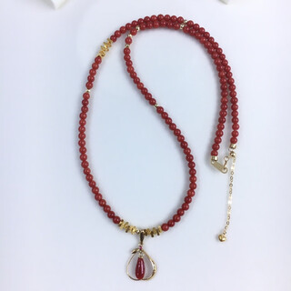 Zhaohao coral necklace zodiac year ball necklace