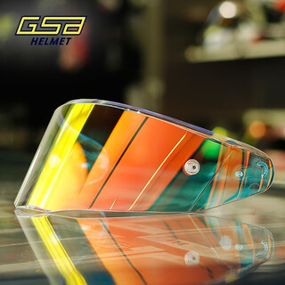 Gsbgsb helmet lens rc5 model lens black and red plated lens