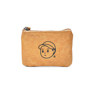 Kingtrip washable zipper coin purse simple short ultra-thin large capacity ultra-practical small wallet khaki zipper bag