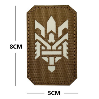 Punisher ukraine ukraine flag tactical velcro armband military fan morale badge outdoor backpack sticker helmet badge khaki luminous