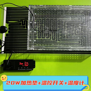 Ywzr trend care appliances pet temperature control heating pad reptile reptile breeding box gecko lizard snake horned frog box hamster heating and insulation equipment precise temperature control 20w/28*42cm+insulation film+temperature control on