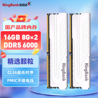 Kingbank yinjue ddr5 memory 6000 desktop computer game e-sports vest memory stick office 6400 hynix particles adie particles 16gb 32g yinjue 6000 16g 8g 2 hynix m-c36