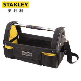 Stanley (stanley) plumber's tool bag 16 inches with steel pipe multifunctional thickened oxford cloth repair carpentry portable canvas storage bag steel pipe tool bag 16 inches stst516114-8-23