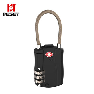 Reset small password lock padlock trolley case password padlock luggage backpack school bag lock steel cable lock tsa going abroad security inspection