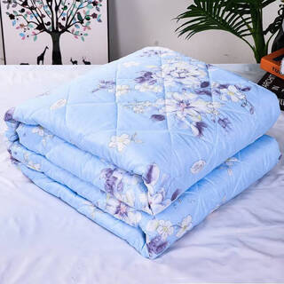 Porphyry oak flower quilt is suitable for all seasons, single quilt, double quilt, spring, spring and autumn quilt, student dormitory cloud silk quilt core, winter cotton, leisurely blooming, summer cool quilt 140*200 single quilt