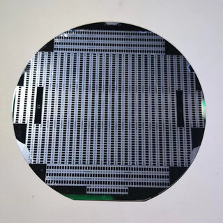 Crystal cpu wafer wafer photolithography integrated circuit chip semiconductor silicon wafer teaching science test five inches 1 free acrylic bracket