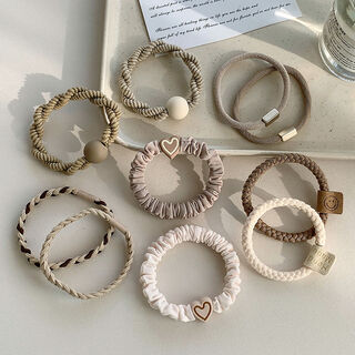 Capuchin monkey high-end hair rope for girls high ponytail rubber band high elasticity and durable hair tie simple temperament headband headwear