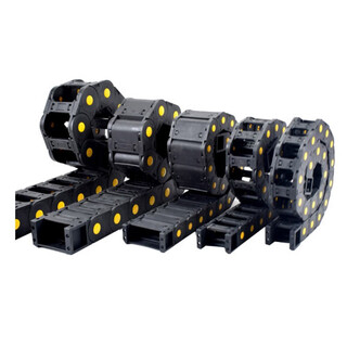 Hanhe plastic nylon drag chain tank chain gyration radius r75 isolation piece inner height*inner width 30*60-outer height*outer width 45*80 length 80cm