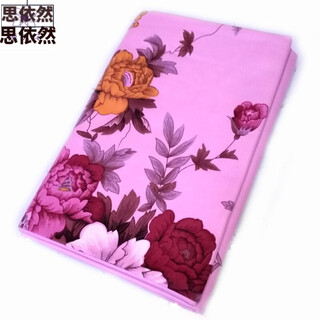 Vintage mingguang single national old shanghai printed bed sheet minguang cotton nostalgic wedding single piece cotton pink 195x220cm/1.5m bed