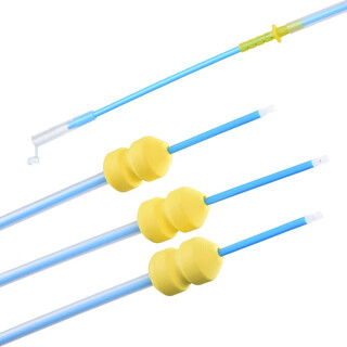 York (york) deep uterine insemination tube deep tube pig artificial insemination with locking buckle and tail plug vas deferens 100 pieces, sterilized, locking and tail plug multiparous large head 100 pieces