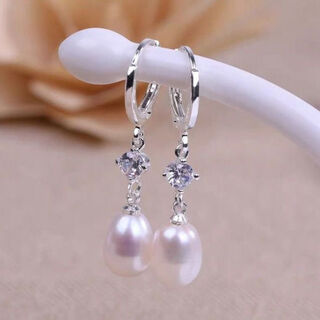 Yuelanshi imitation pearl earrings women's long style earrings fashion earrings bestie's same style earrings 88 long imitation pearl earrings